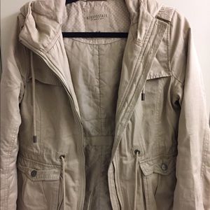 Tan winter jacket